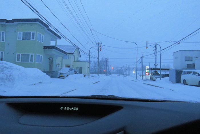 webnews今朝の北見/西5号線、南岸通りの交差点