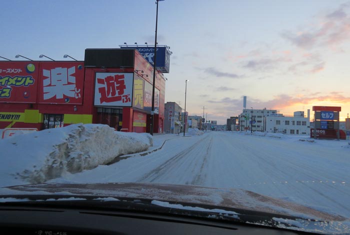 webnews今朝の北見/本町の北4条通り交差点