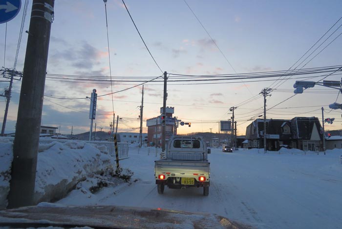 webnews今朝の北見/野付牛自動車学校前