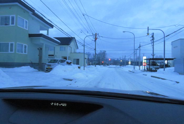 webnews今朝の北見/西5号線、南岸通りの交差点