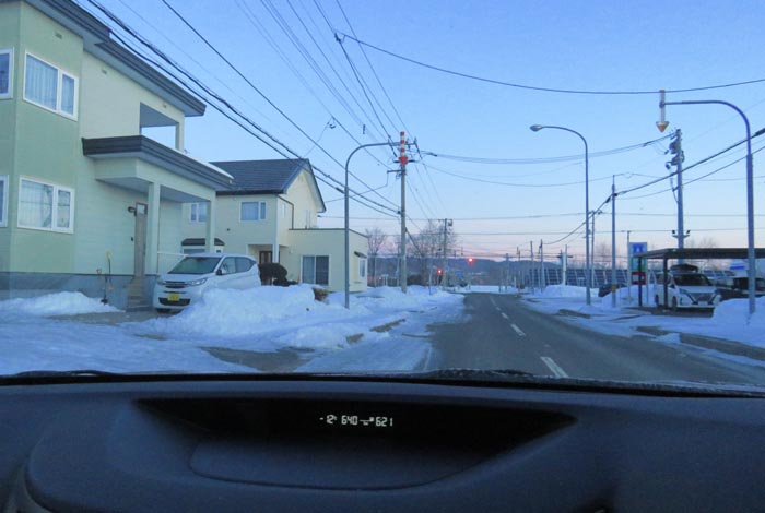 webnews今朝の北見/西5号線、南岸通りの交差点