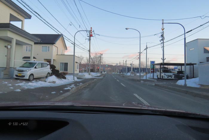 webnews今朝の北見/西5号線、南岸通りの交差点