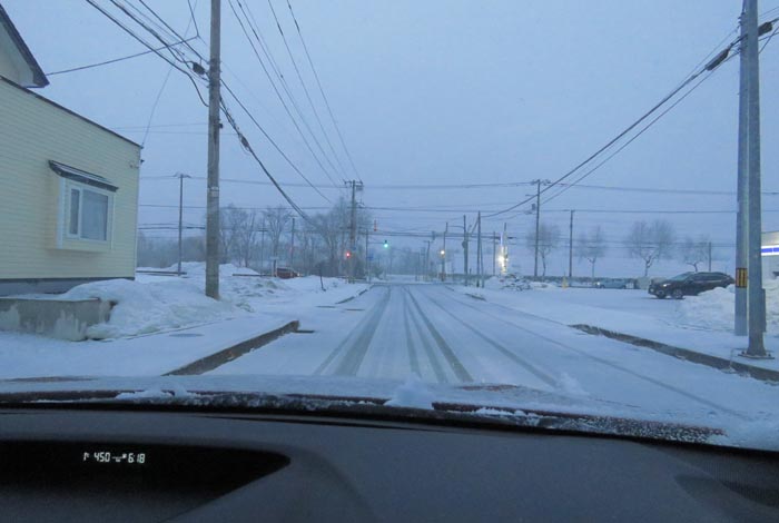 webnews今朝の北見/西5号線、南岸通りの交差点