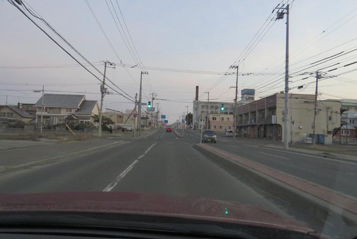 webnews今朝の北見/とん田通り、南大通り交差点から国道39号方向