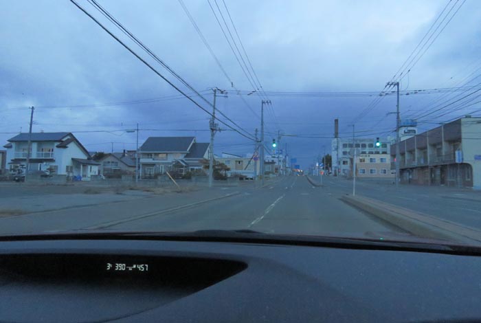 webnews今朝の北見/とん田通り、南大通り交差点から国道39号方向