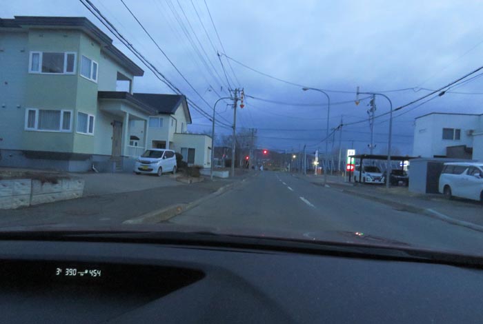 webnews今朝の北見/西5号線、南岸通りの交差点