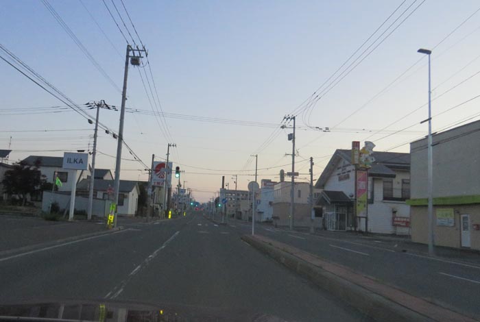webnews今朝の北見/とん田通り、南大通り交差点から国道39号方向