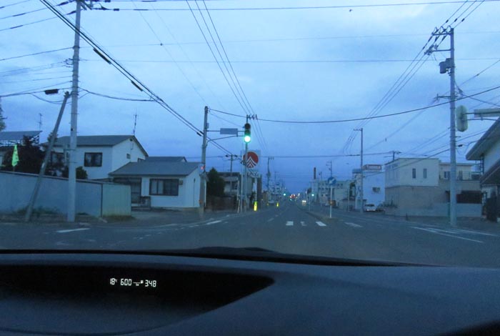webnews今朝の北見/とん田通り、南大通り交差点から国道39号方向