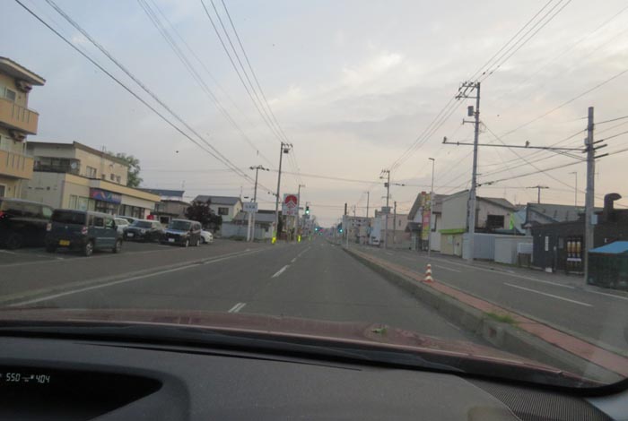webnews今朝の北見/とん田通り、南大通り交差点から国道39号方向