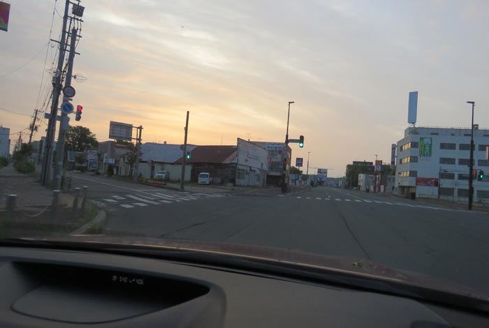 webnews今朝の北見/交差点から北4条通り側のパレスビル方向