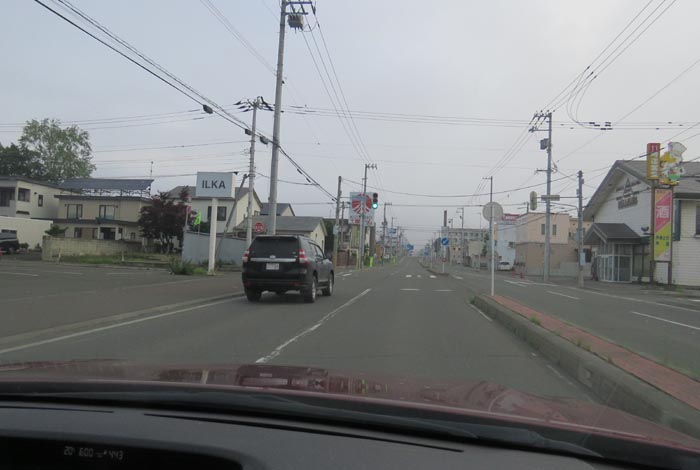 webnews今朝の北見/とん田通り、南大通り交差点から国道39号方向