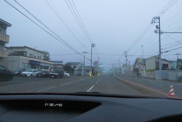 webnews今朝の北見/とん田通り、南大通り交差点から国道39号方向