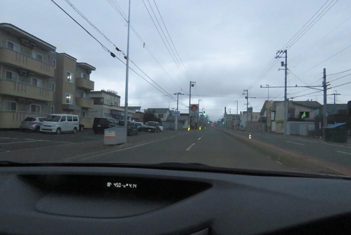 webnews今朝の北見/とん田通り、南大通り交差点から国道39号方向