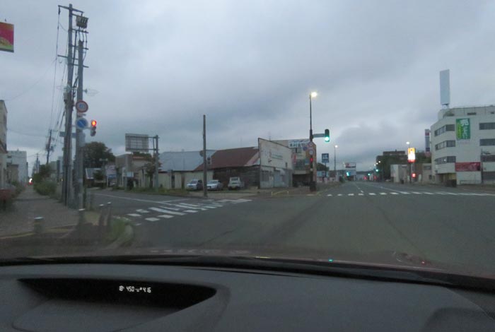 webnews今朝の北見/交差点から北4条通り側のパレスビル方向