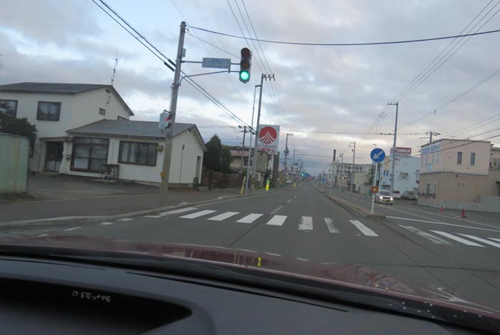 webnews今朝の北見/とん田通り、南大通り交差点から国道39号方向