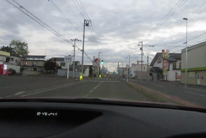 webnews今朝の北見/とん田通り、南大通り交差点から国道39号方向