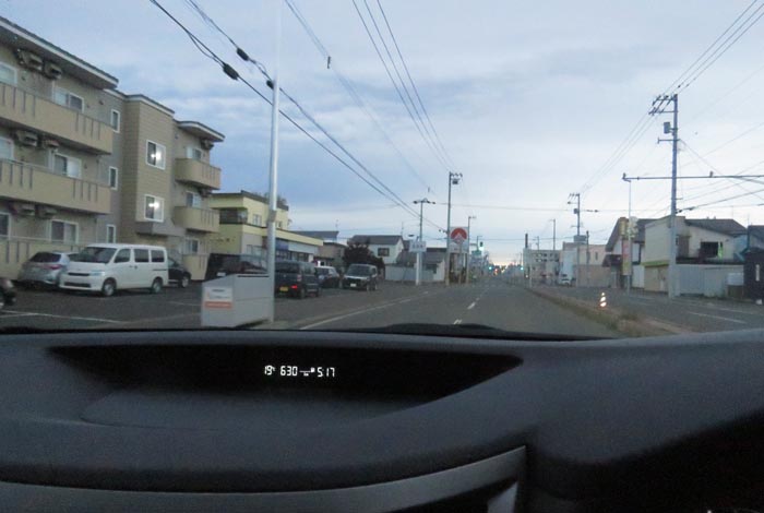 webnews今朝の北見/とん田通り、南大通り交差点から国道39号方向