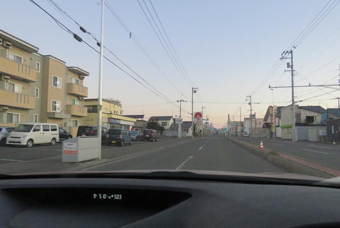 webnews今朝の北見/とん田通り、南大通り交差点から国道39号方向